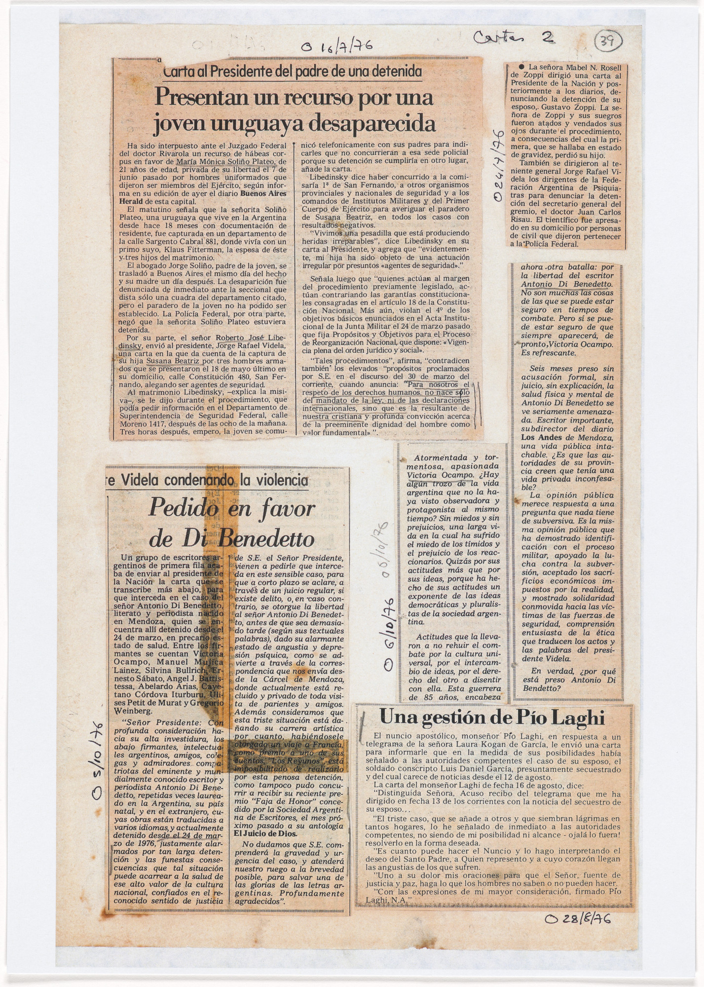 León Ferrari. Untitled from Nosotros no sabíamos (We Didn't Know)
