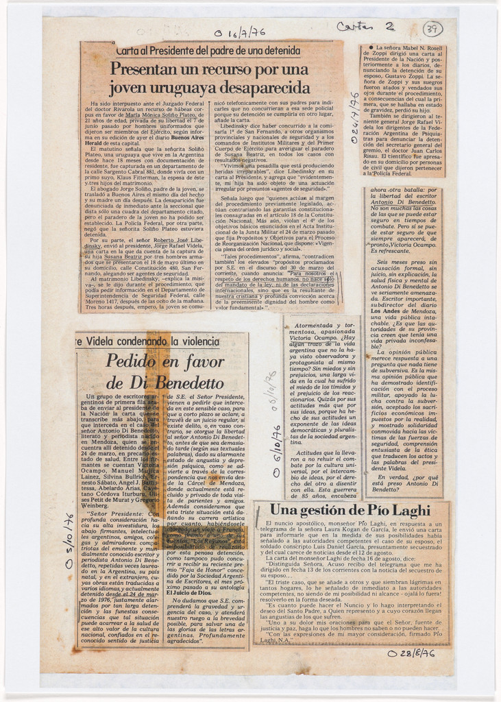 Untitled from Nosotros no sabíamos (We Didn't Know), León Ferrari, 1976–92, printed 2007