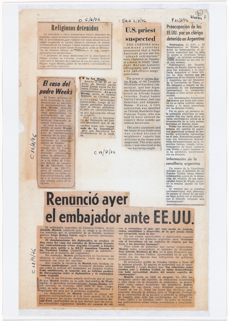 Untitled from Nosotros no sabíamos (We Didn't Know)
