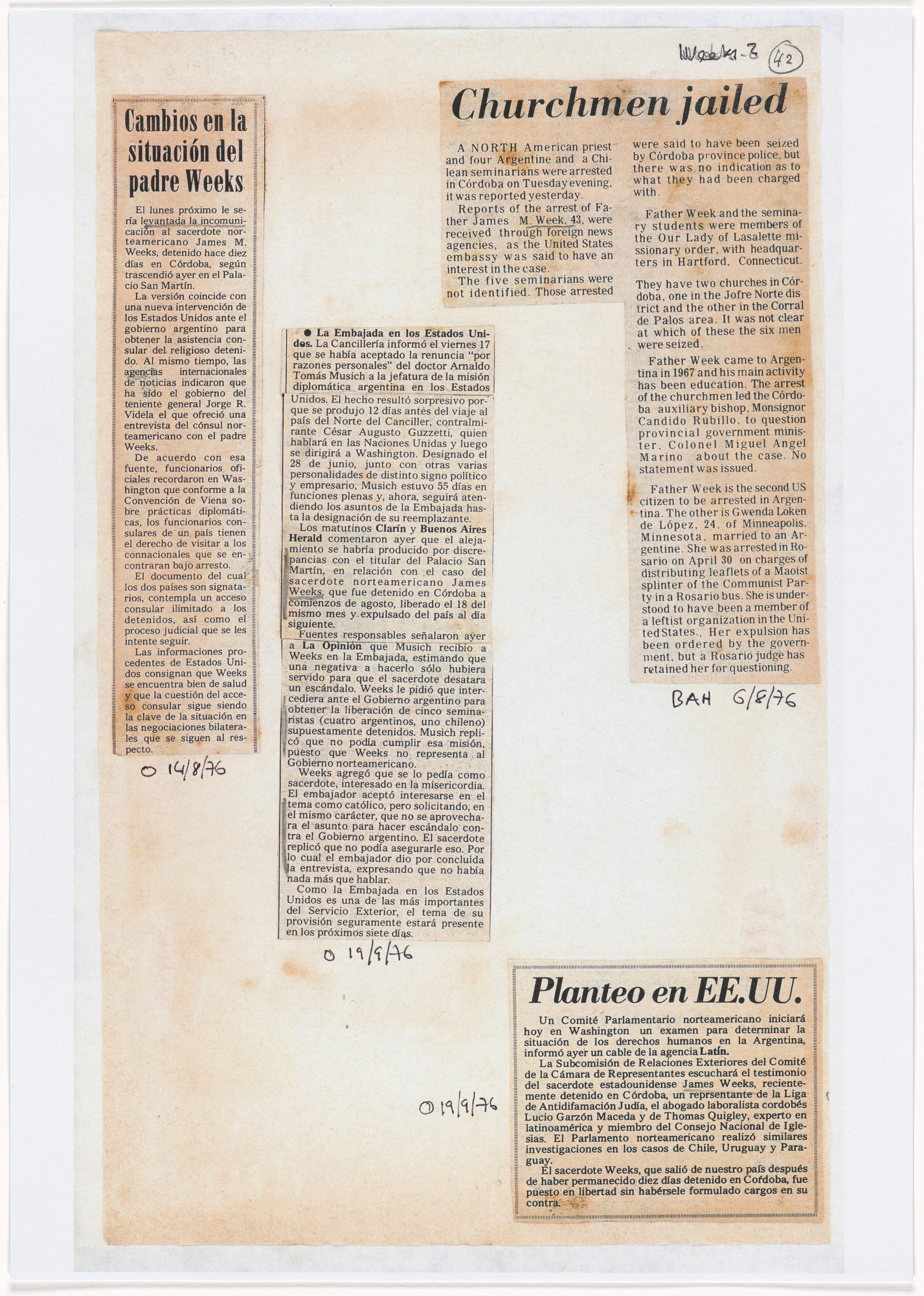 León Ferrari. Untitled from Nosotros no sabíamos (We Didn't Know)