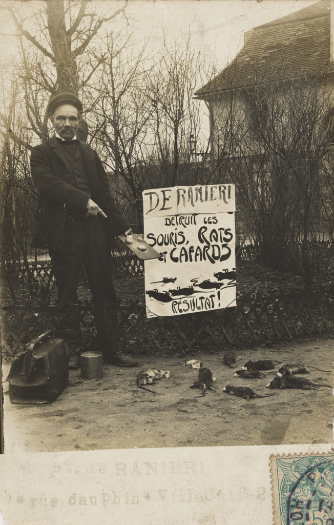 Publicité pour le dératiseur, Villejuif
