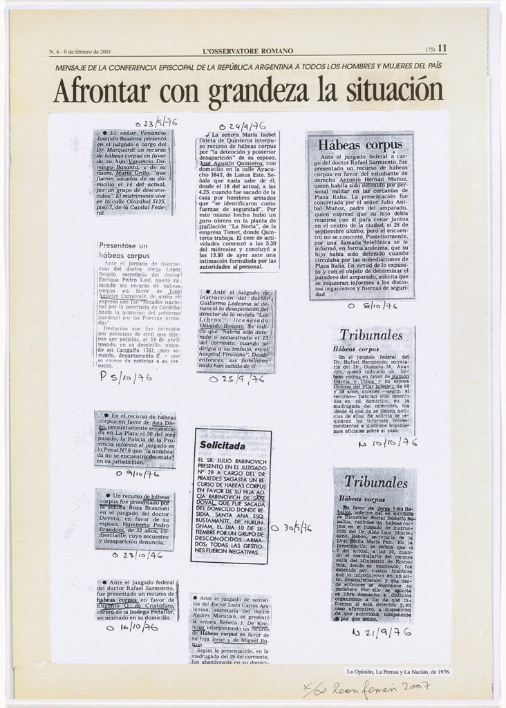 Untitled from L'Osservatore Romano (The Roman Observer)