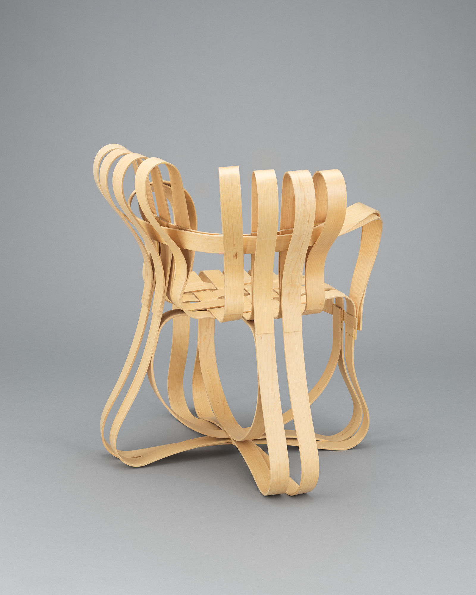 Cross Check armchair, Frank Gehry; Manufacturer: Knoll, New York, New York