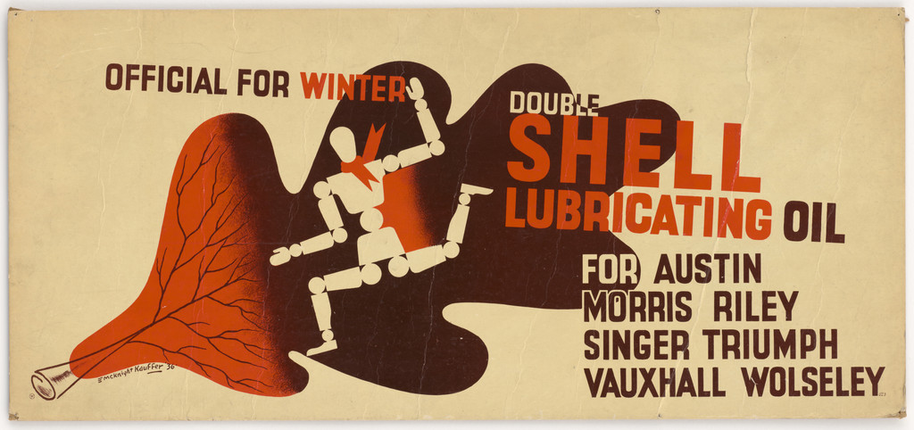 Official for Winter, Double Shell Lubricating Oil