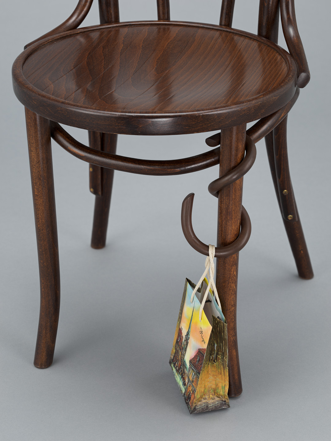 Jackie Piper, Marcus Willcocks, Lorraine Gamman, Design Against Crime Research Initiative, Central Saint Martins College of Art and Design. Stop Thief! Bentwood Chair Clone, from the Smart Antitheft Furniture Range (Prototype). 2000