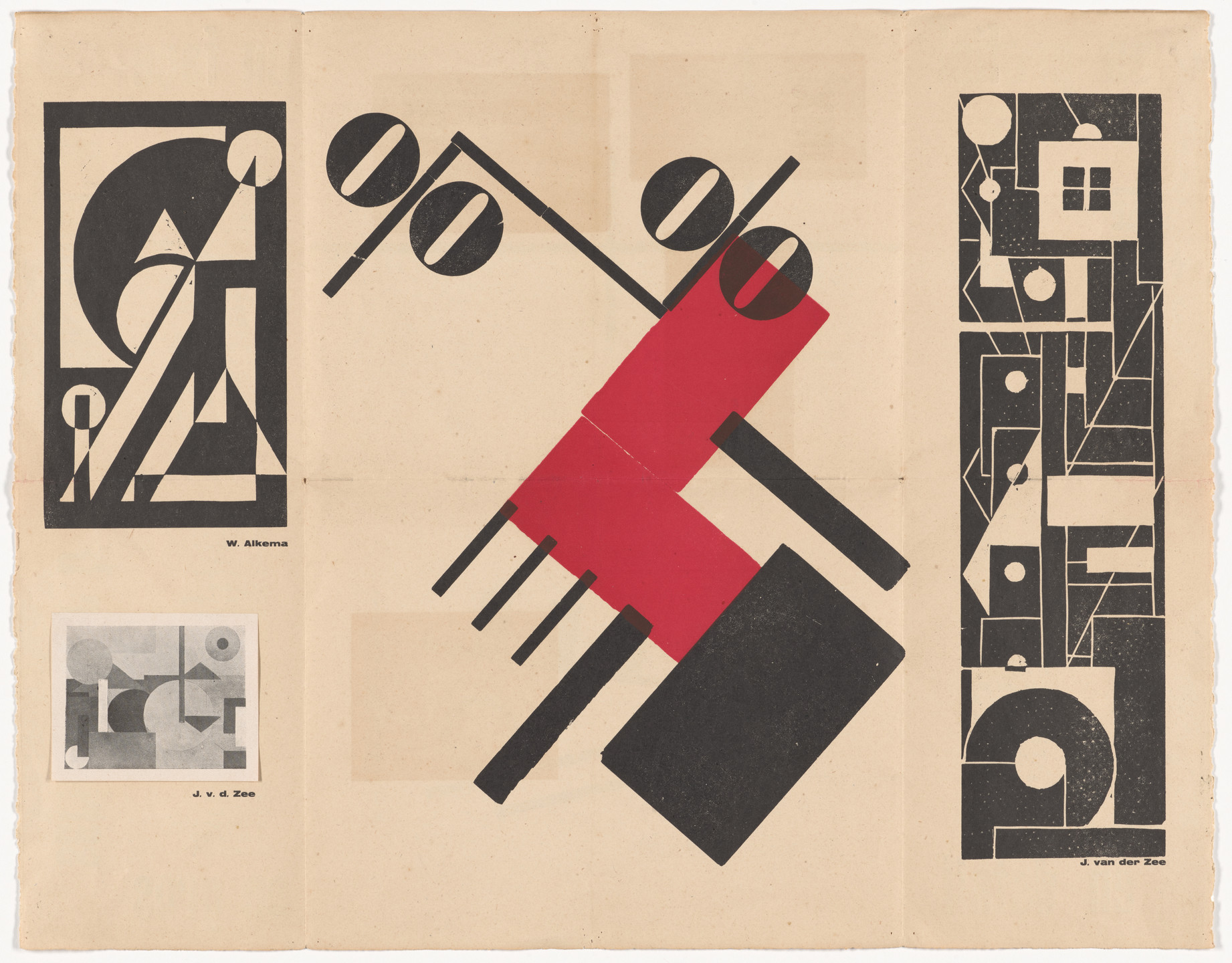 Hendrik Nicolaas Werkman. The Next Call, No.7. 1925