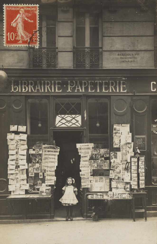 Librairie papeterie, 27, rue Claude Bernard, Plaque Guilleminot, Paris
