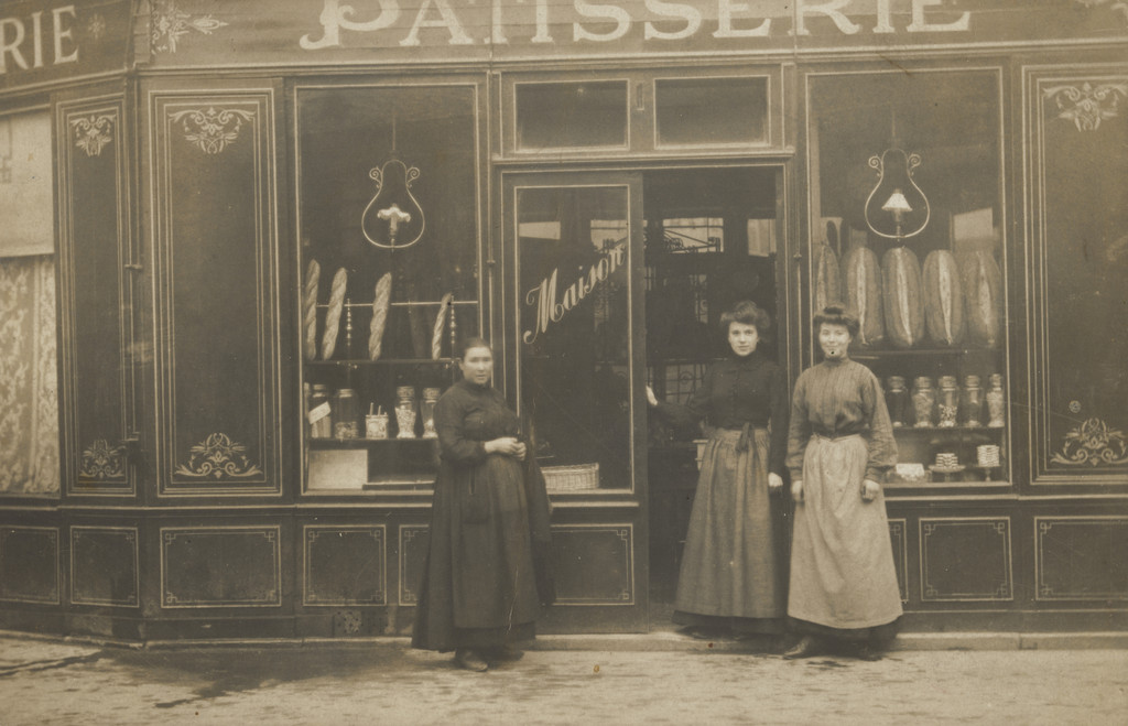 Pâtisserie, Rue Lecourbe, Plaque Guilleminot, Paris