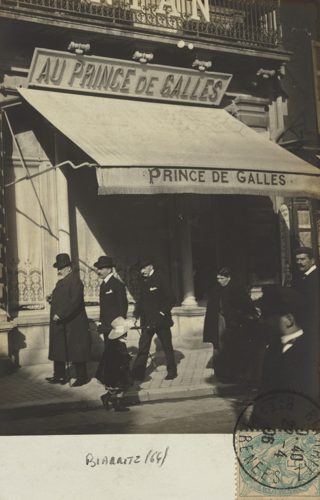 Restaurant  Au Prince de Galles, Plaque Guilleminot,  Biarritz