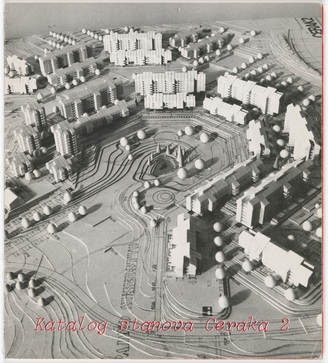 Darko Marušić, Milenija Marušić, Nedeljko Borovnica. Cerak Vinogradi Housing Estate, Belgrade, Serbia (Catalog of apartments for Cerak 2, 1984). 1977–1987