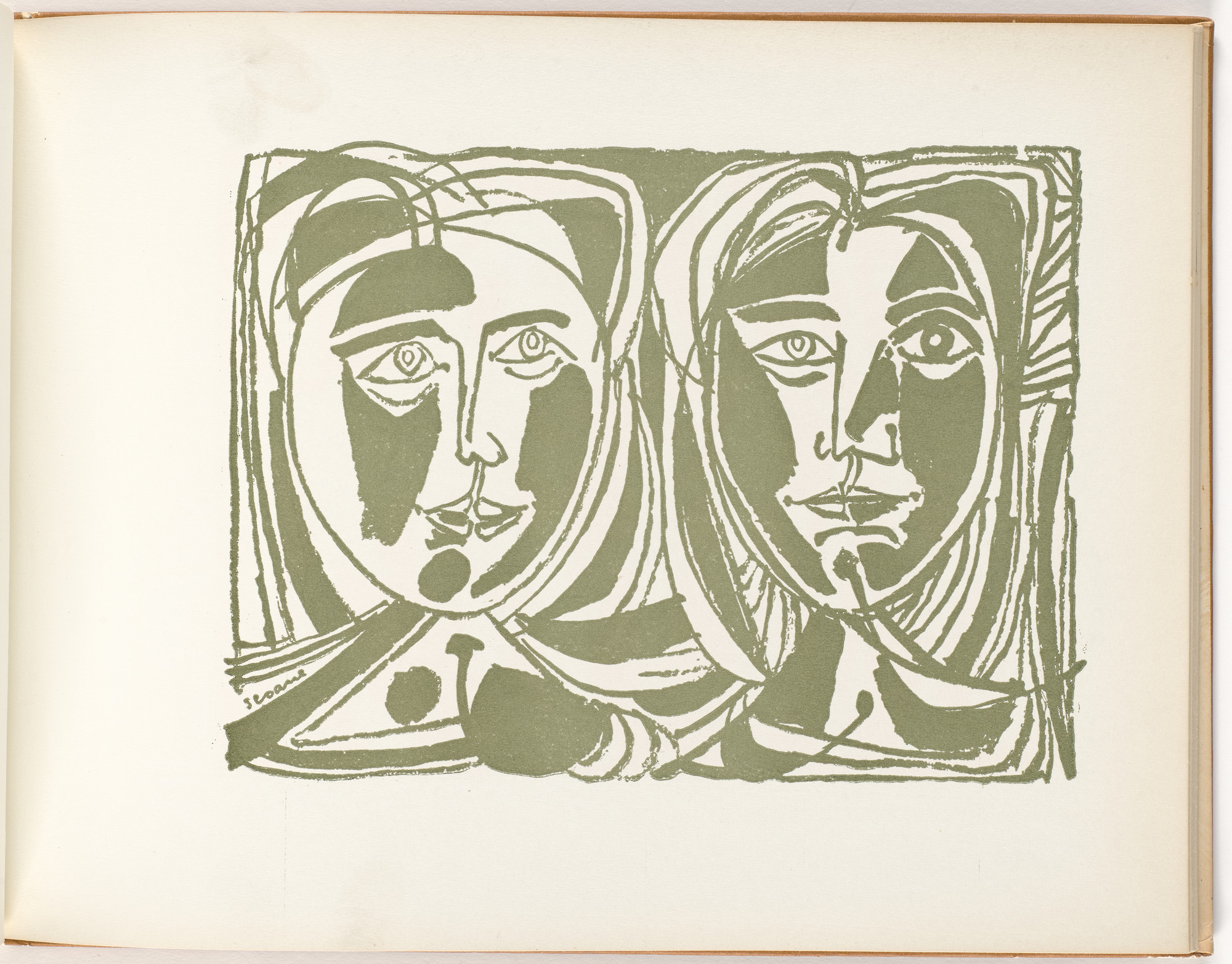 Luis Seoane. Plate (folio 15) from Libro de Tapas (Book of Covers)