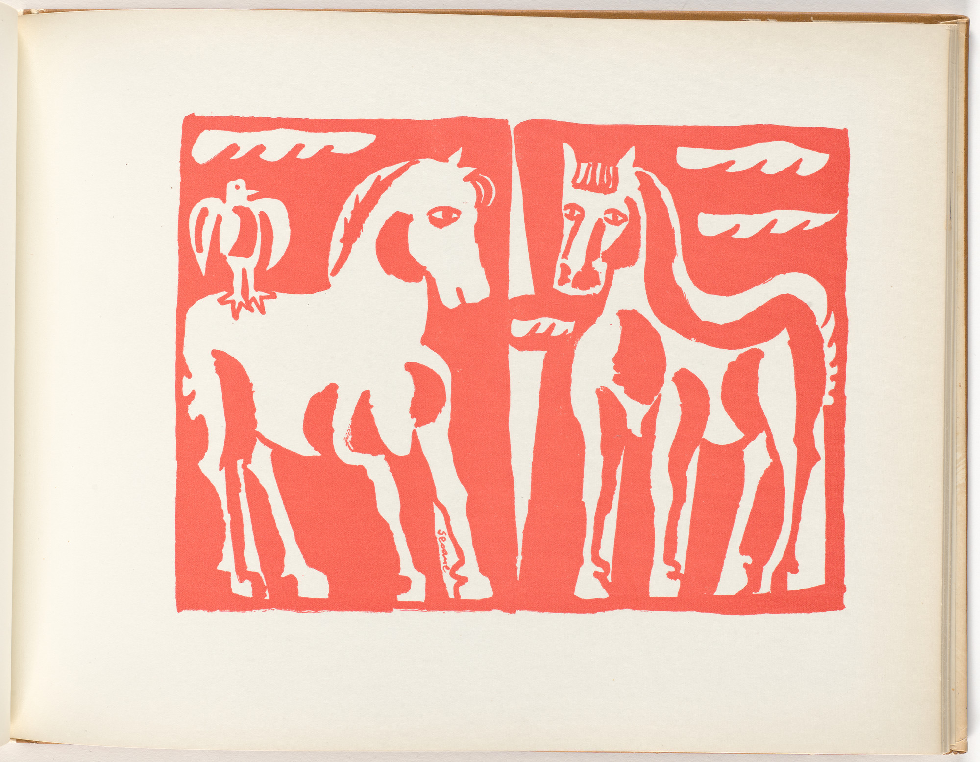 Luis Seoane. Plate (folio 12) from Libro de Tapas (Book of Covers)