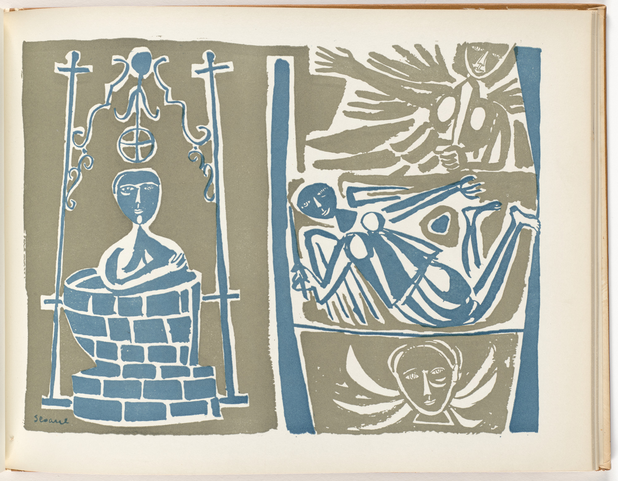 Luis Seoane. Plate (folio 17) from Libro de Tapas (Book of Covers)