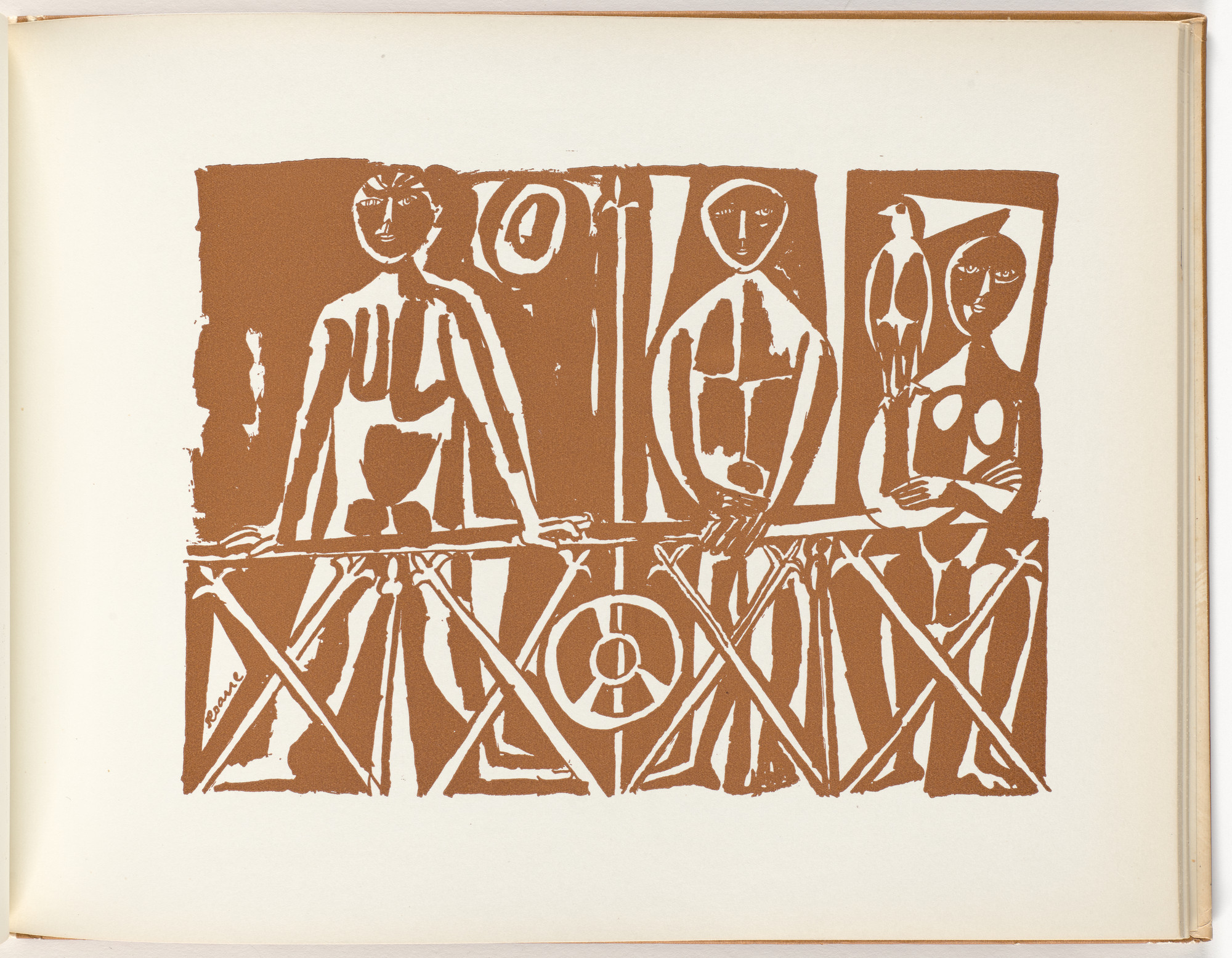 Luis Seoane. Plate (folio 18) from Libro de Tapas (Book of Covers)