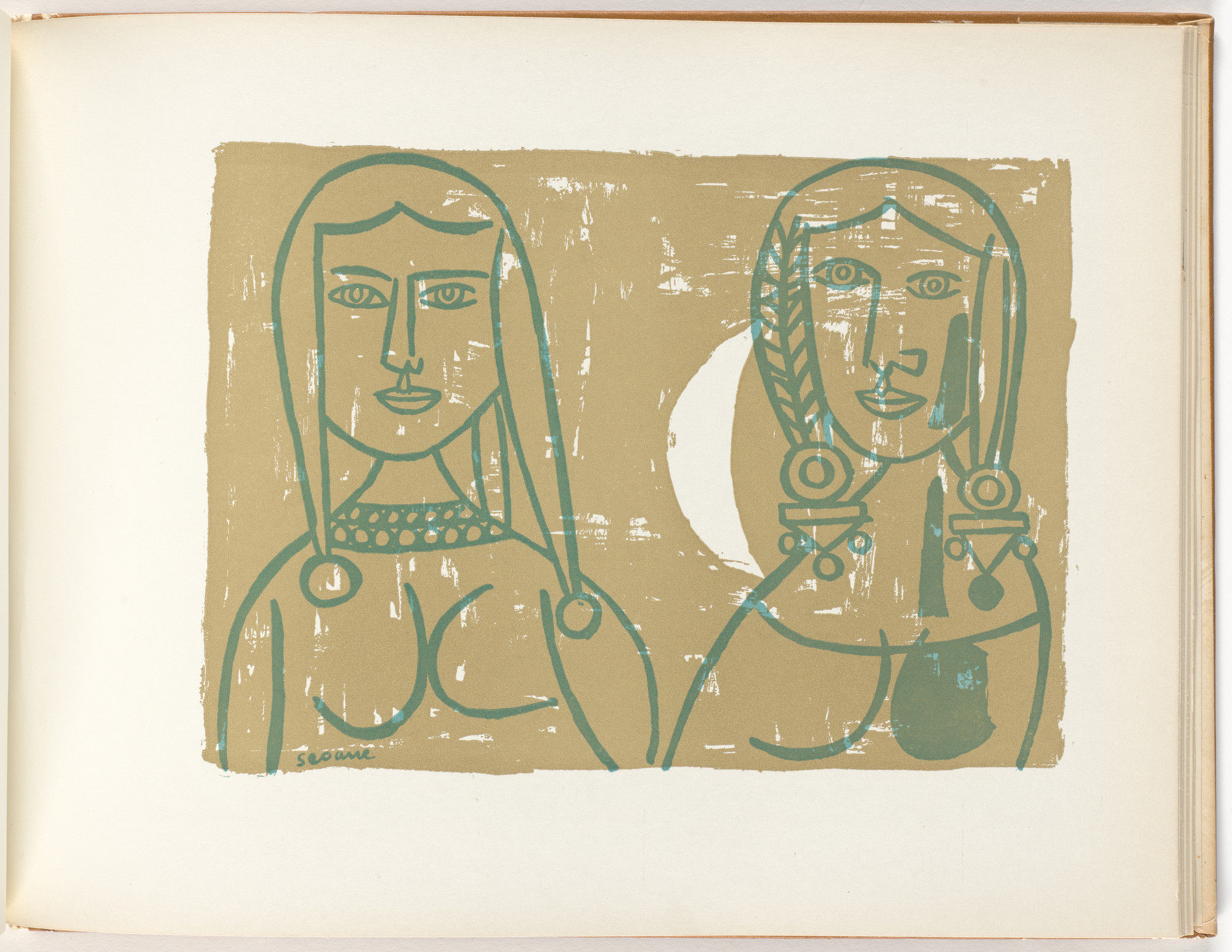Luis Seoane. Plate (folio 22) from Libro de Tapas (Book of Covers)