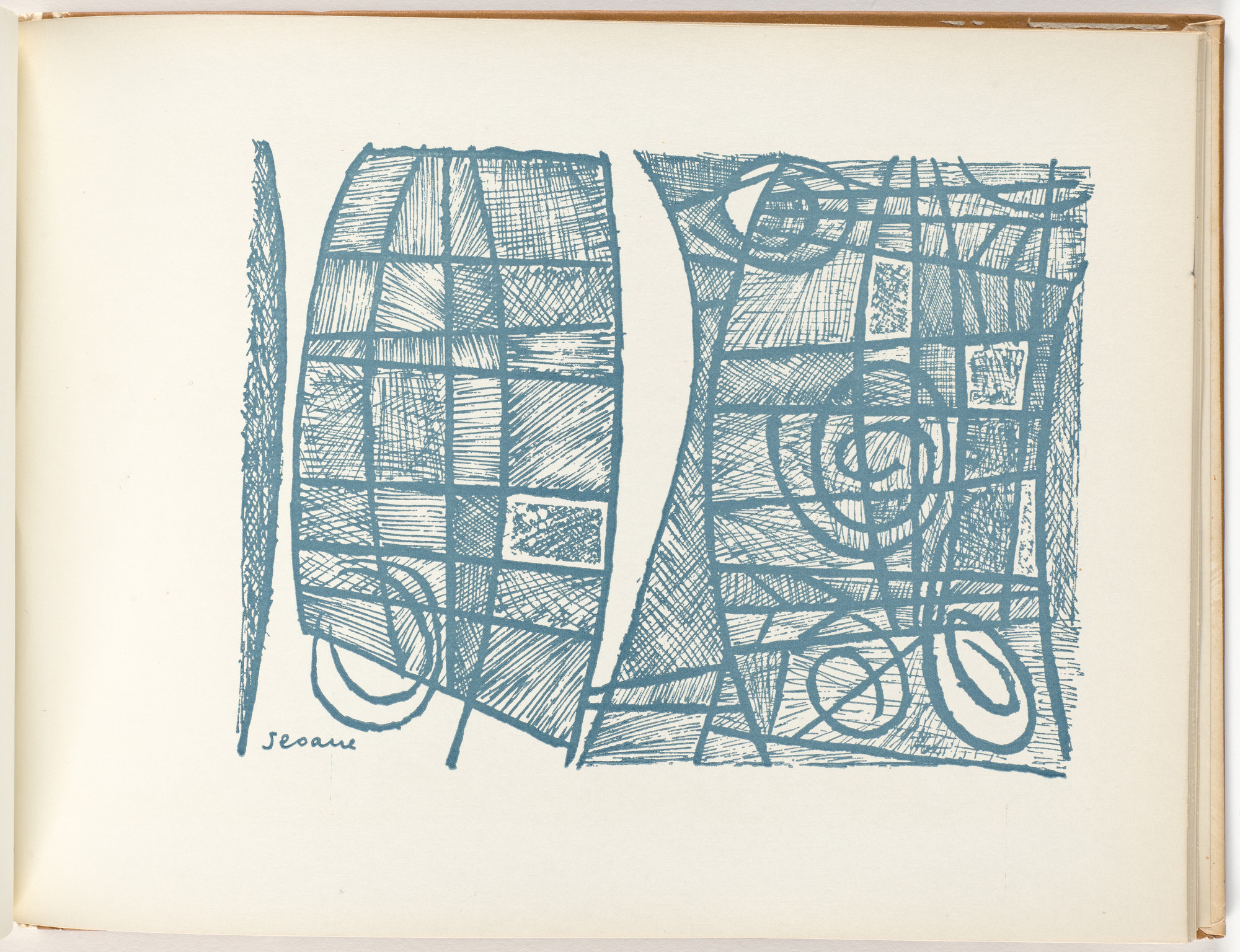 Luis Seoane. Plate (folio 24) from Libro de Tapas (Book of Covers)