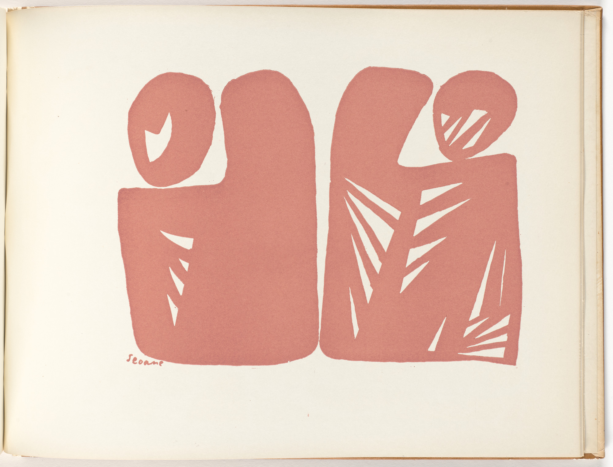 Luis Seoane. Plate (folio 29) from Libro de Tapas (Book of Covers)