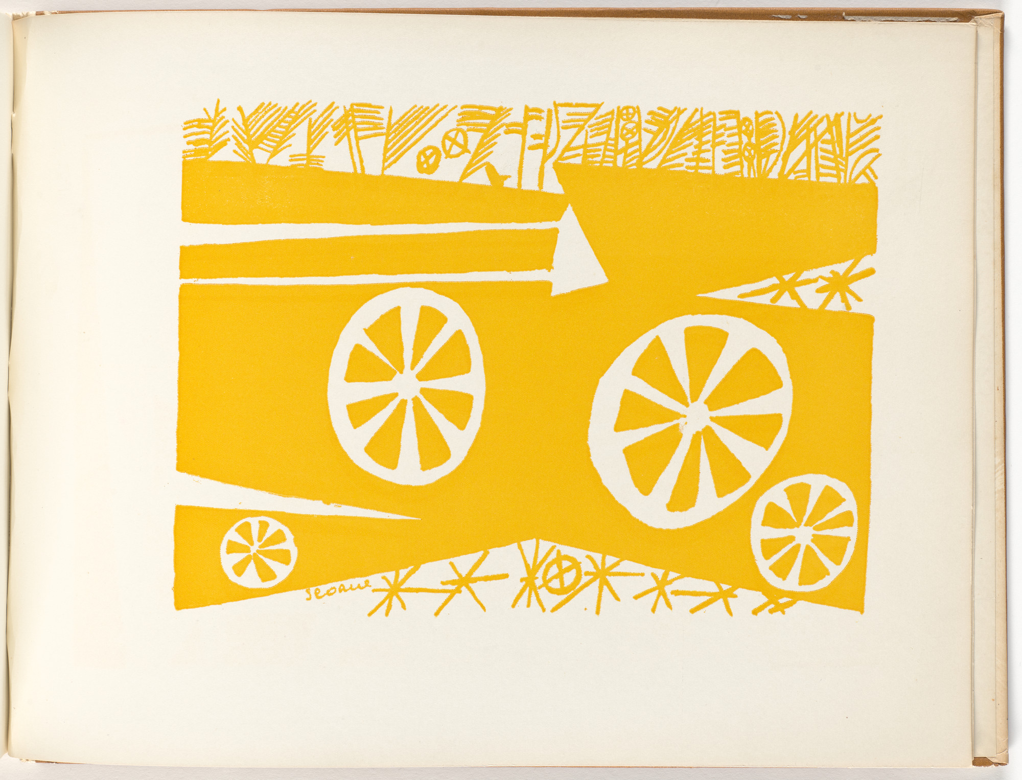 Luis Seoane. Plate (folio 31) from Libro de Tapas (Book of Covers)