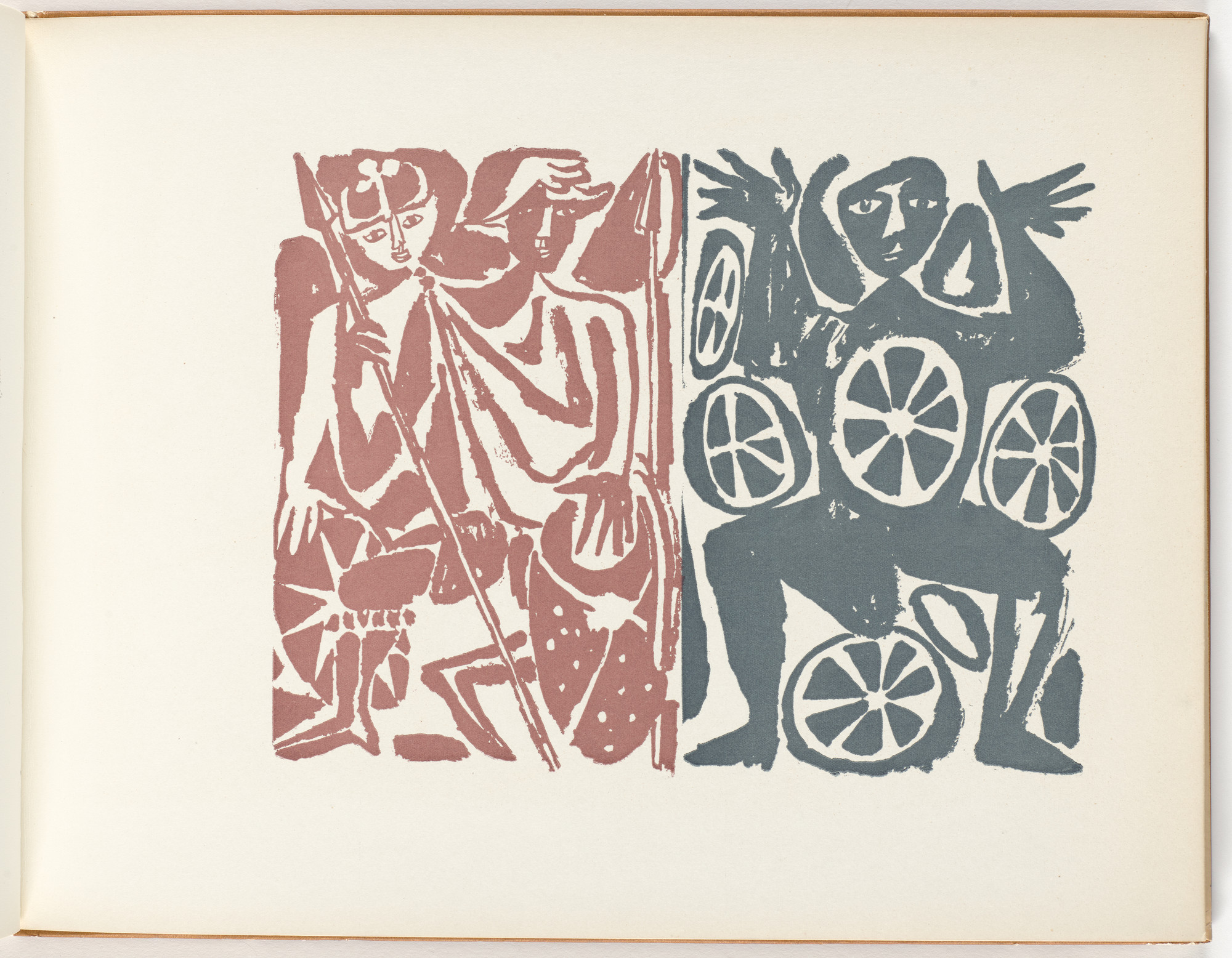 Luis Seoane. Plate (folio 7) from Libro de Tapas (Book of Covers)