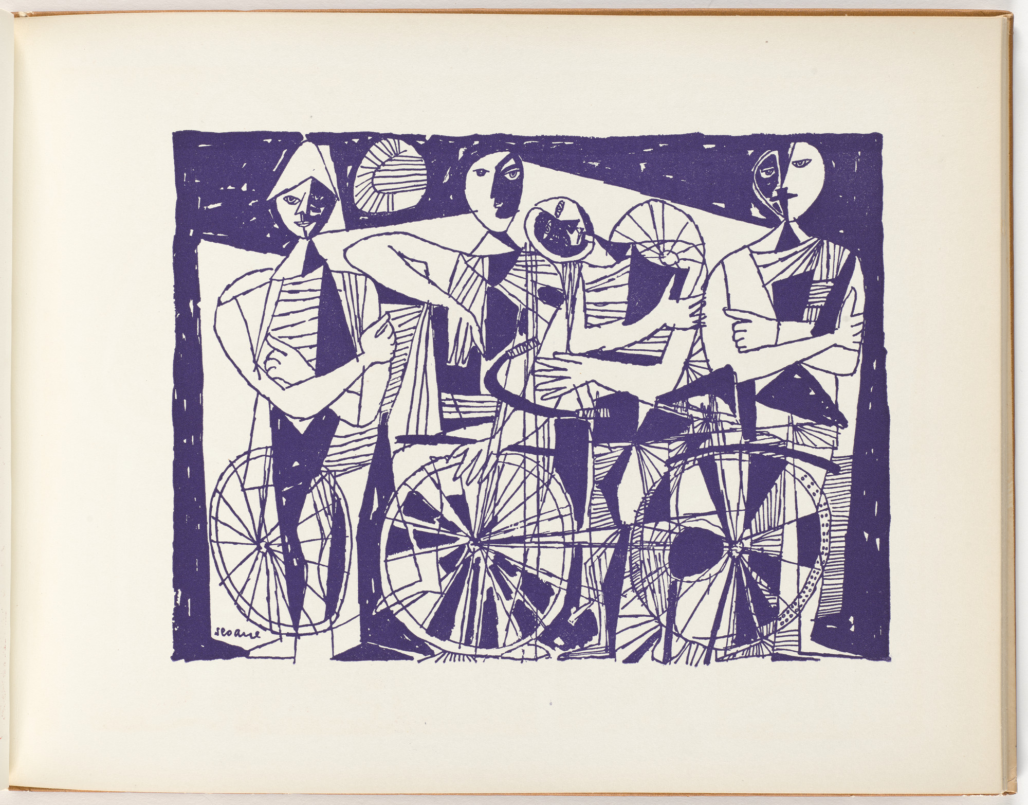 Luis Seoane. Plate (folio 11) from Libro de Tapas (Book of Covers)