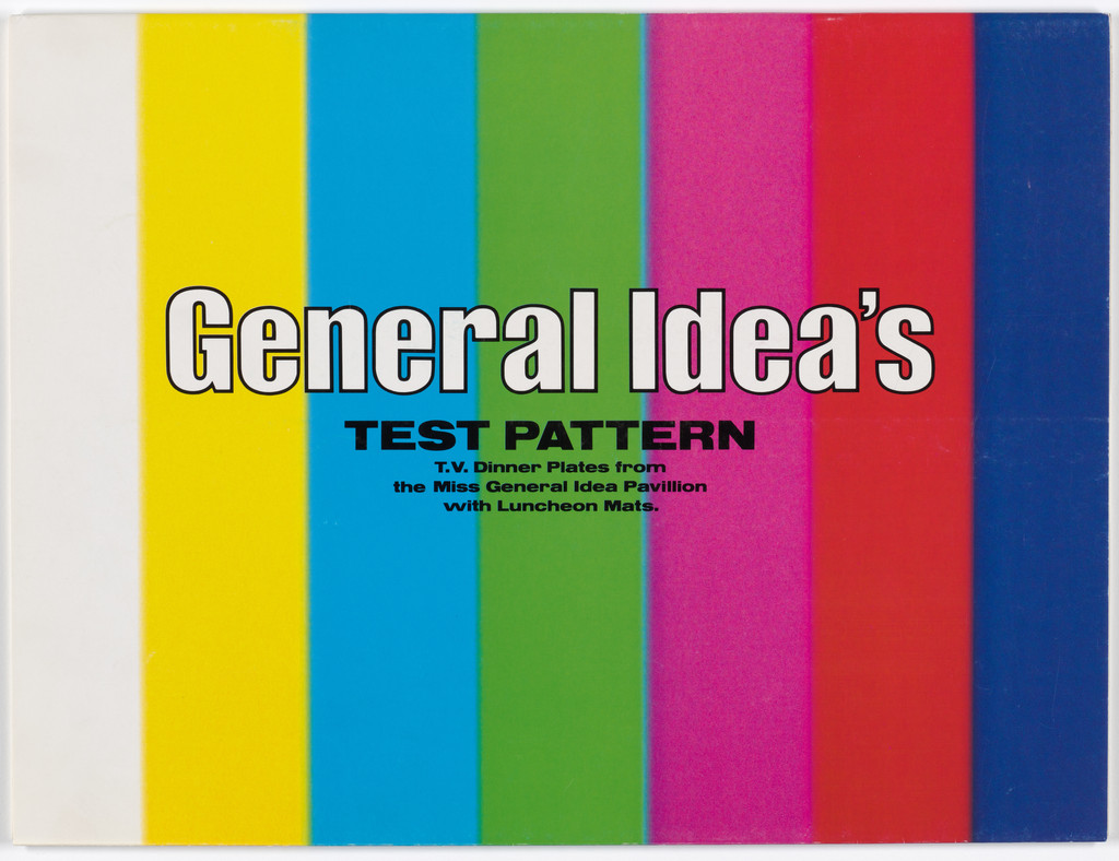 Test Pattern: T.V. Dinner Plates from the Miss General Idea Pavillion, General Idea, 1988