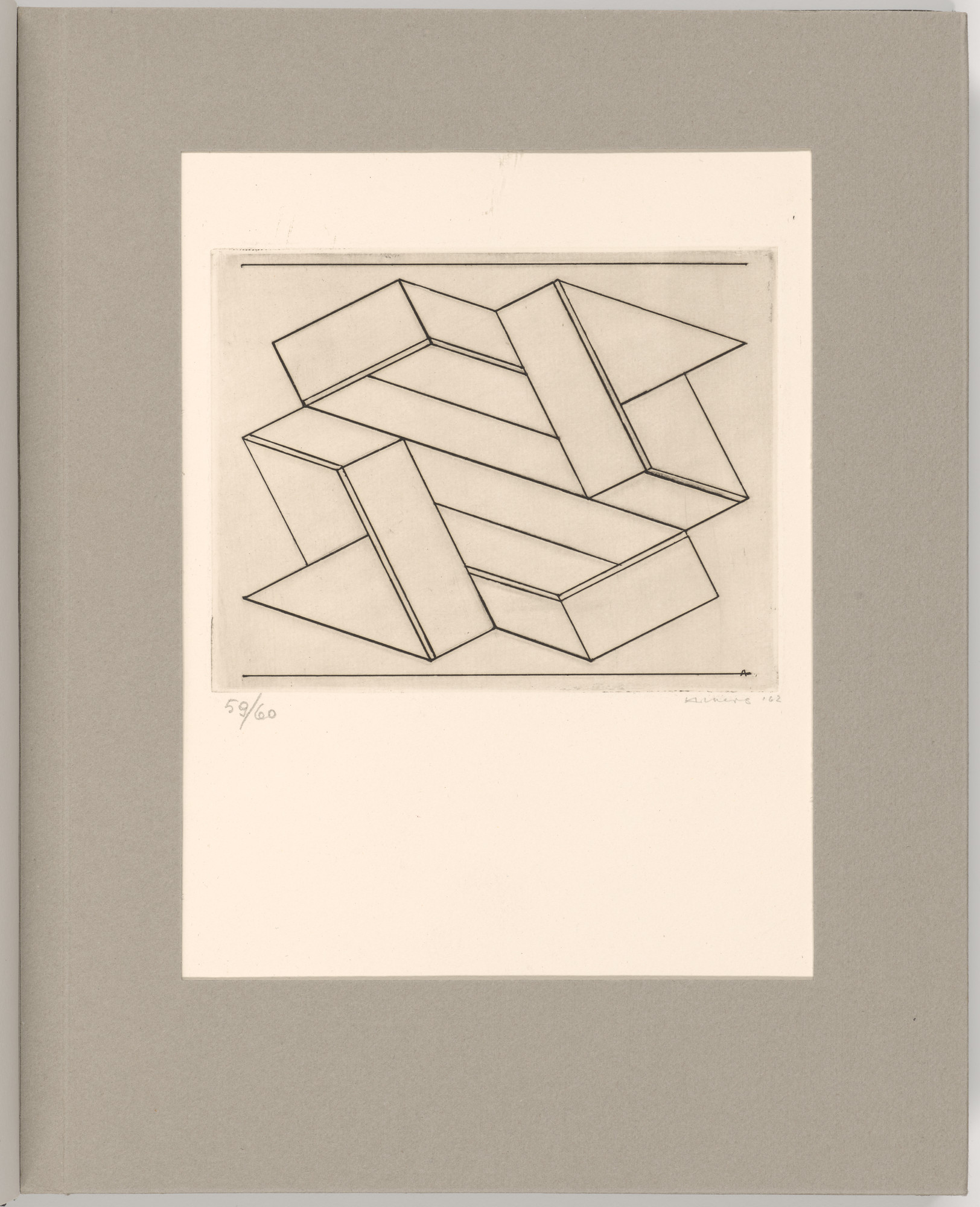 Josef Albers. Plate 1 from Futurists, Abstractionists, Dadaists: the Forerunners of the Avant-Garde, vol. I