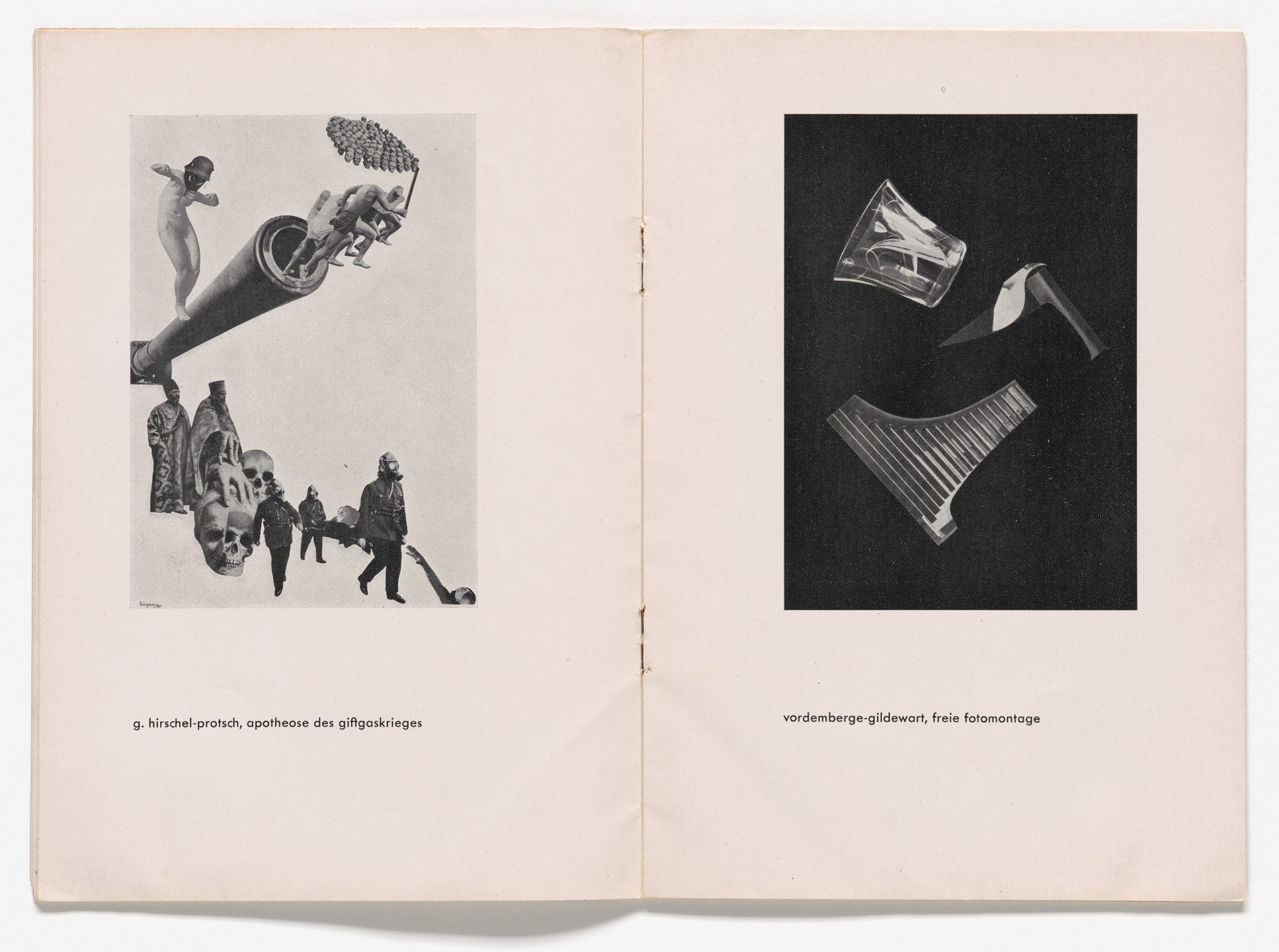 César Domela-Nieuwenhuis. Catalogue for the exhibition Fotomontage, Staatliche Kunstbibliothek, Berlin. 1931