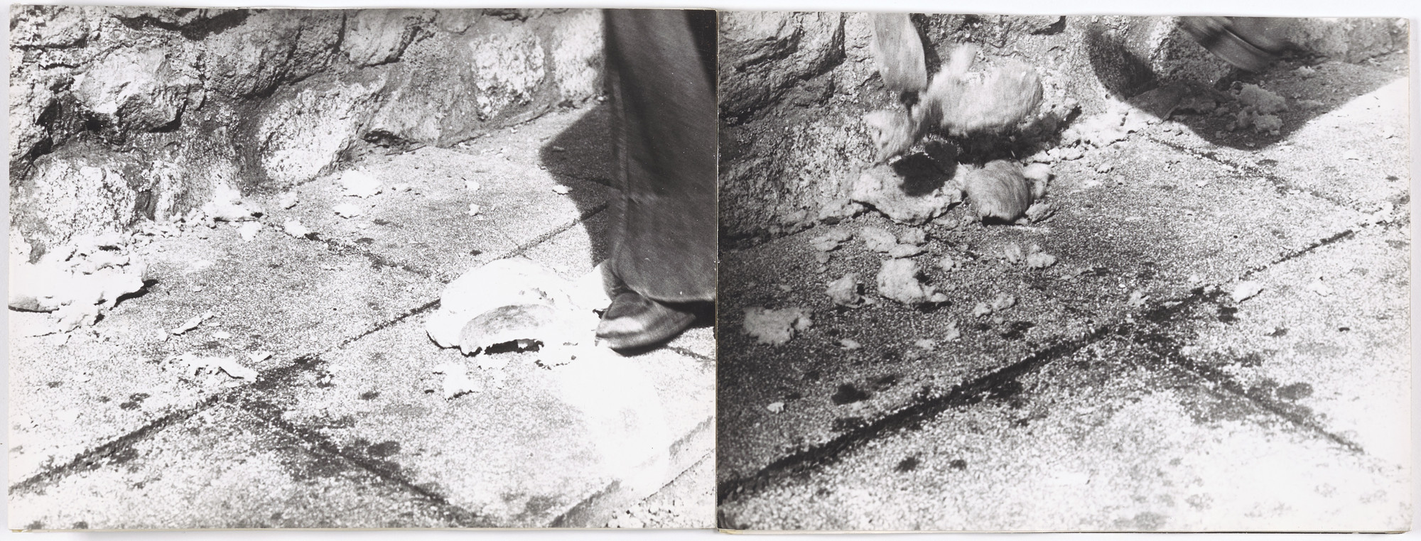 Mladen Stilinović. Odnos Noga Kruh. 1979