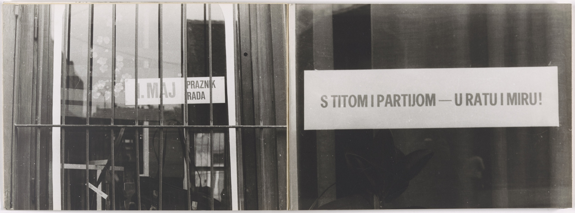 Mladen Stilinović. 1. Maj 1975. 1975