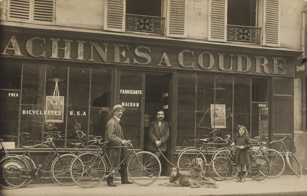 Machines à coudre, Bicyclettes B.S.A., 7 bis rue Meslay, Paris