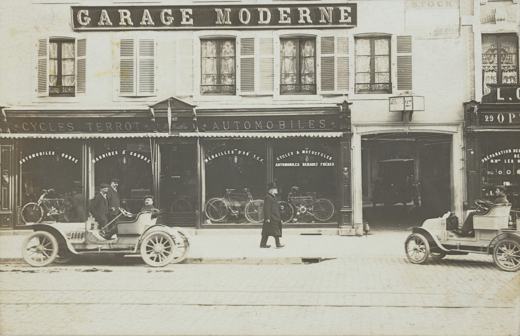 Garage moderne, Cycles Terrot – automobiles, Photographe Hattiger,  Belfort