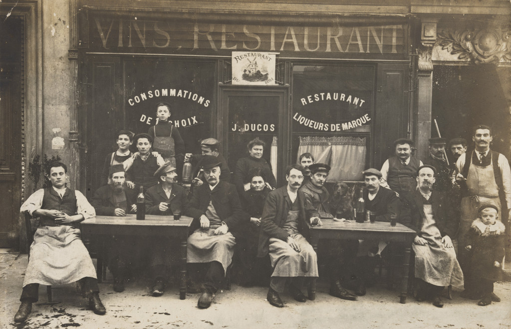 Restaurant du Rose, J. Ducos. 132, rue Michel Bizot, Photographe J. Verleye, Paris