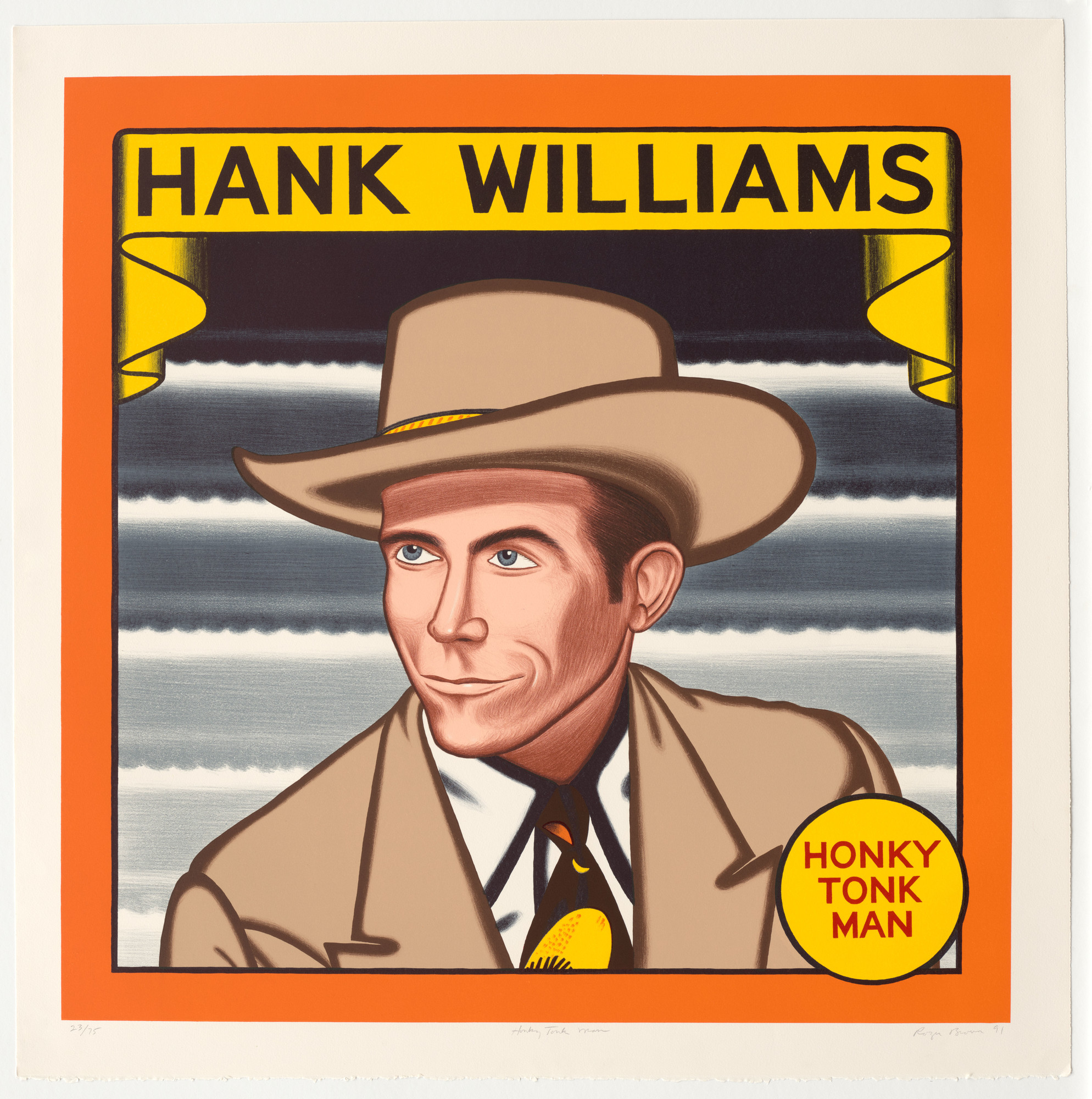 Roger Brown. Hank Williams, Honky Tonk Man