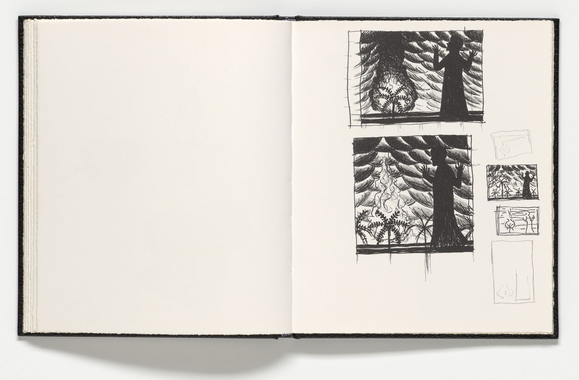 Roger Brown. Plate (folio 14) from Sketchbook 1982