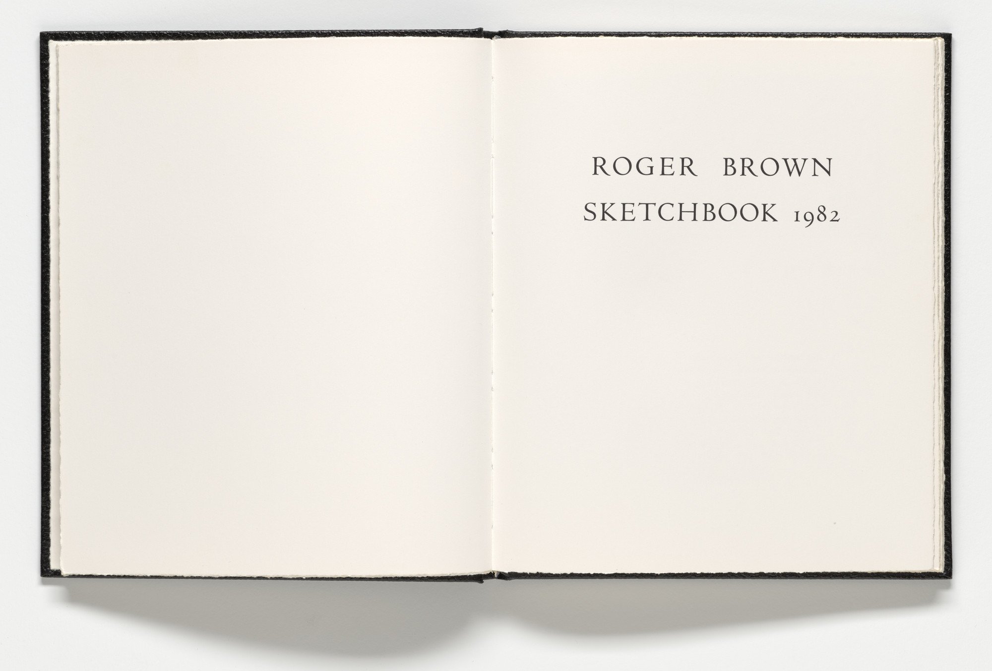 Roger Brown. Sketchbook 1982. 1983