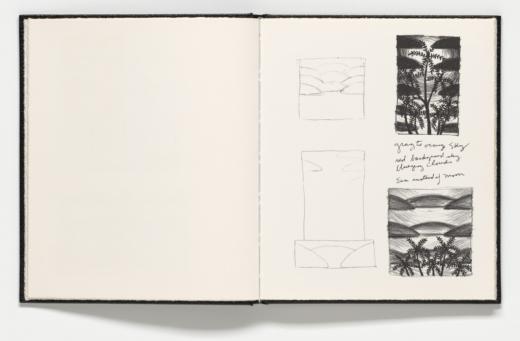 Plate (folio 5) from Sketchbook 1982, Roger Brown, 1983