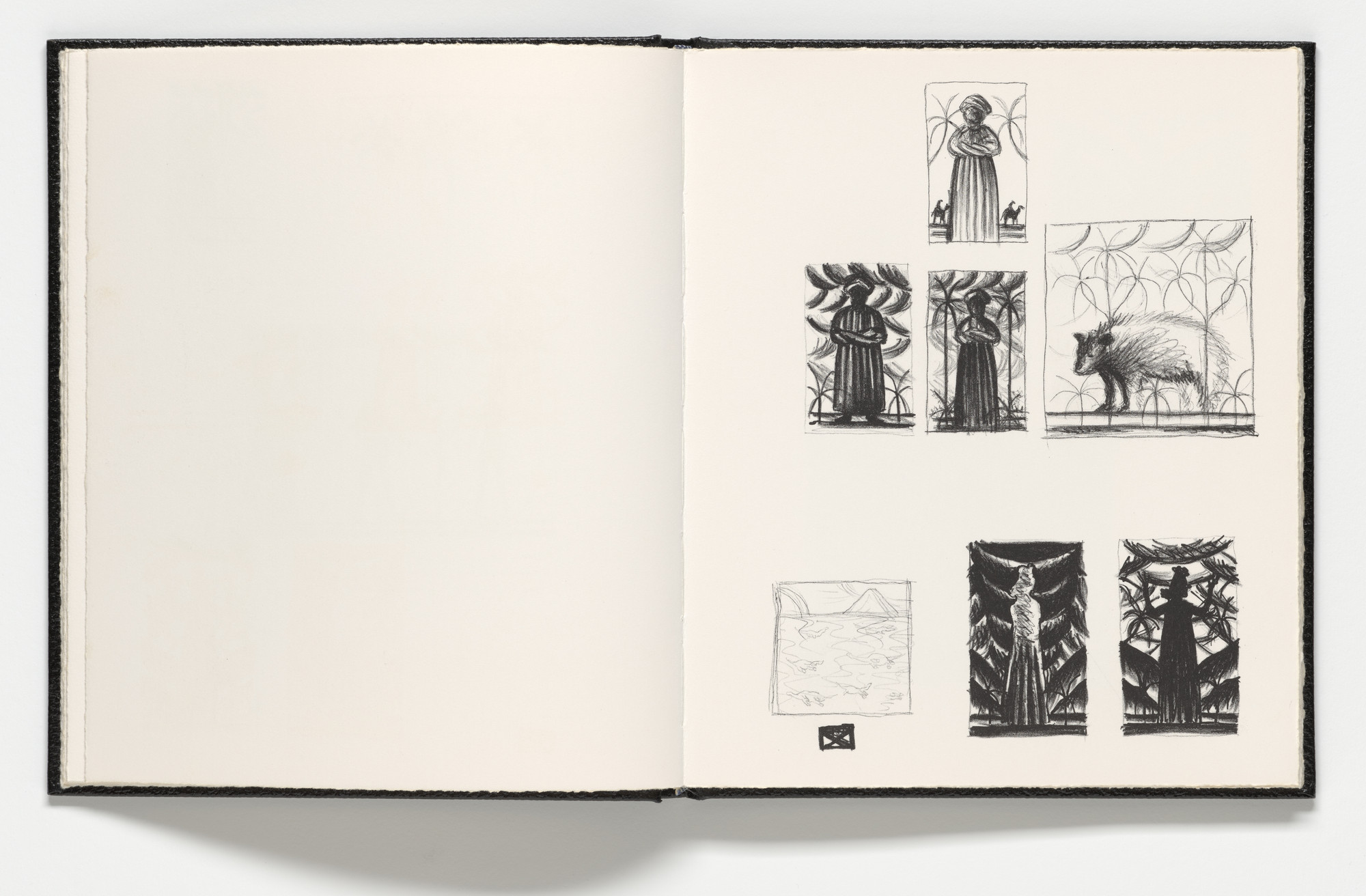 Roger Brown. Plate (folio 8) from Sketchbook 1982. 1983