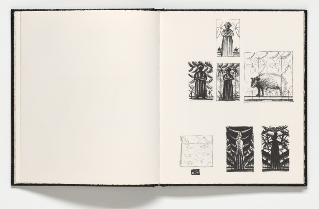 Plate (folio 8) from Sketchbook 1982