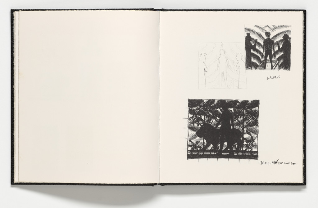Plate (folio 9) from Sketchbook 1982