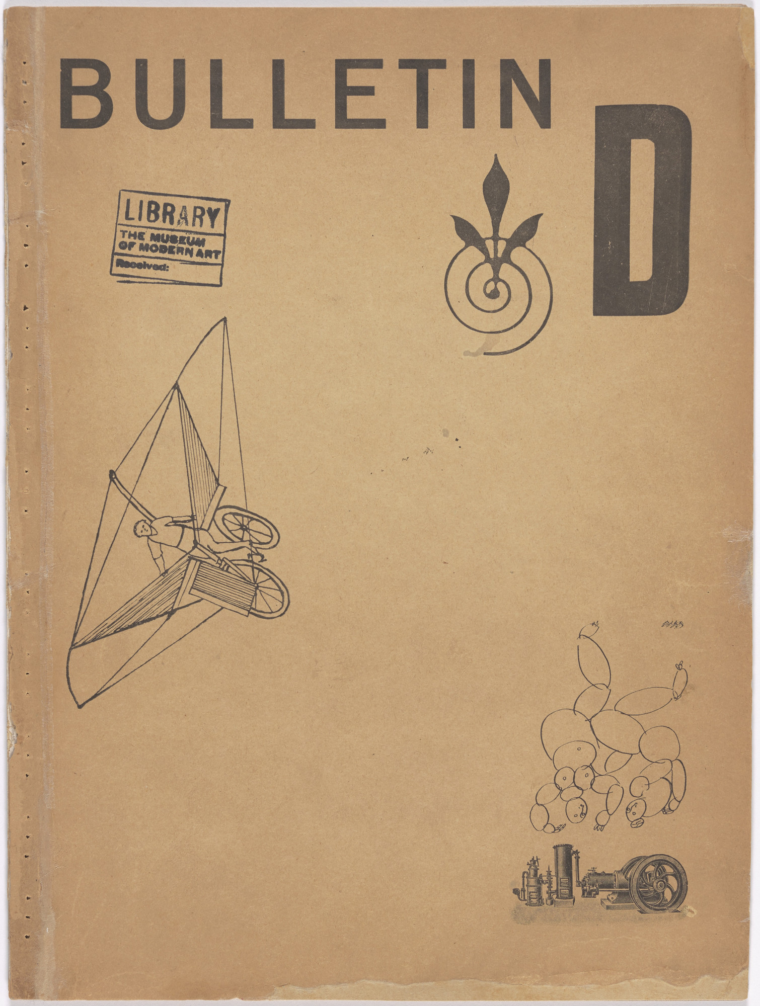 Max Ernst, Jean (Hans) Arp. Bulletin D. 1919 | MoMA