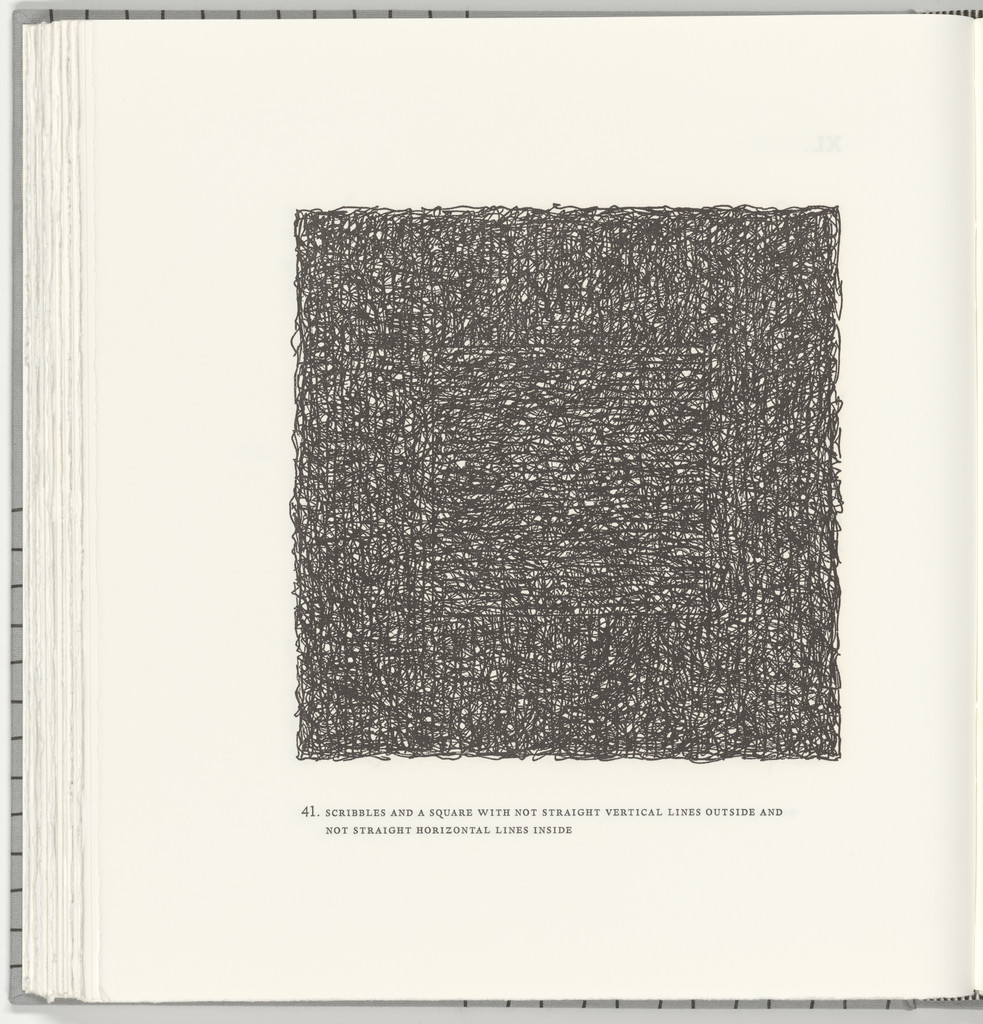 Scribbles and a Square with Not Straight Vertical Lines Outside and Not Straight Horizontal Lines Inside (plate 41) from Squarings