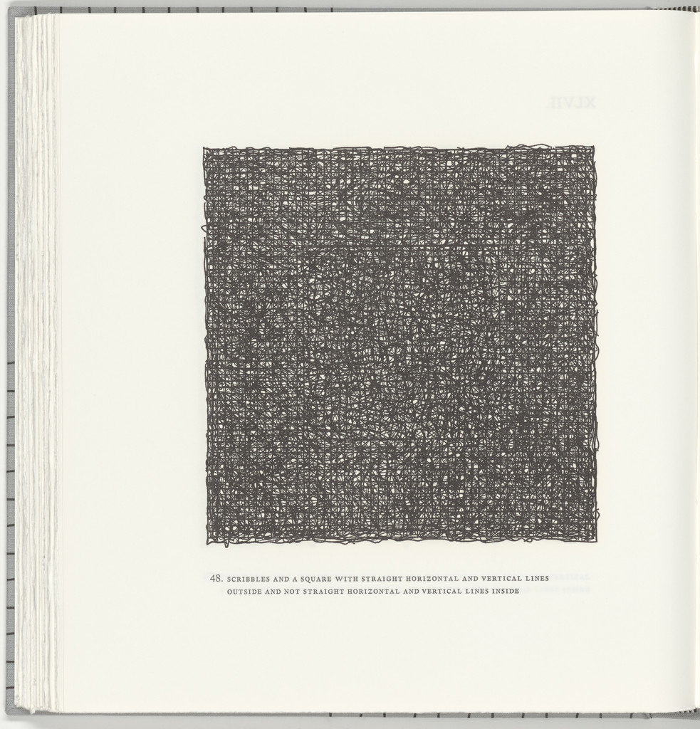 Scribbles and a Square with Straight Horizontal and Vertical Lines Outside and Not Straight Horizontal and Vertical Lines Inside (plate 48) from Squarings