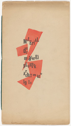 Front cover from Material der Malerei Plastik Architektur