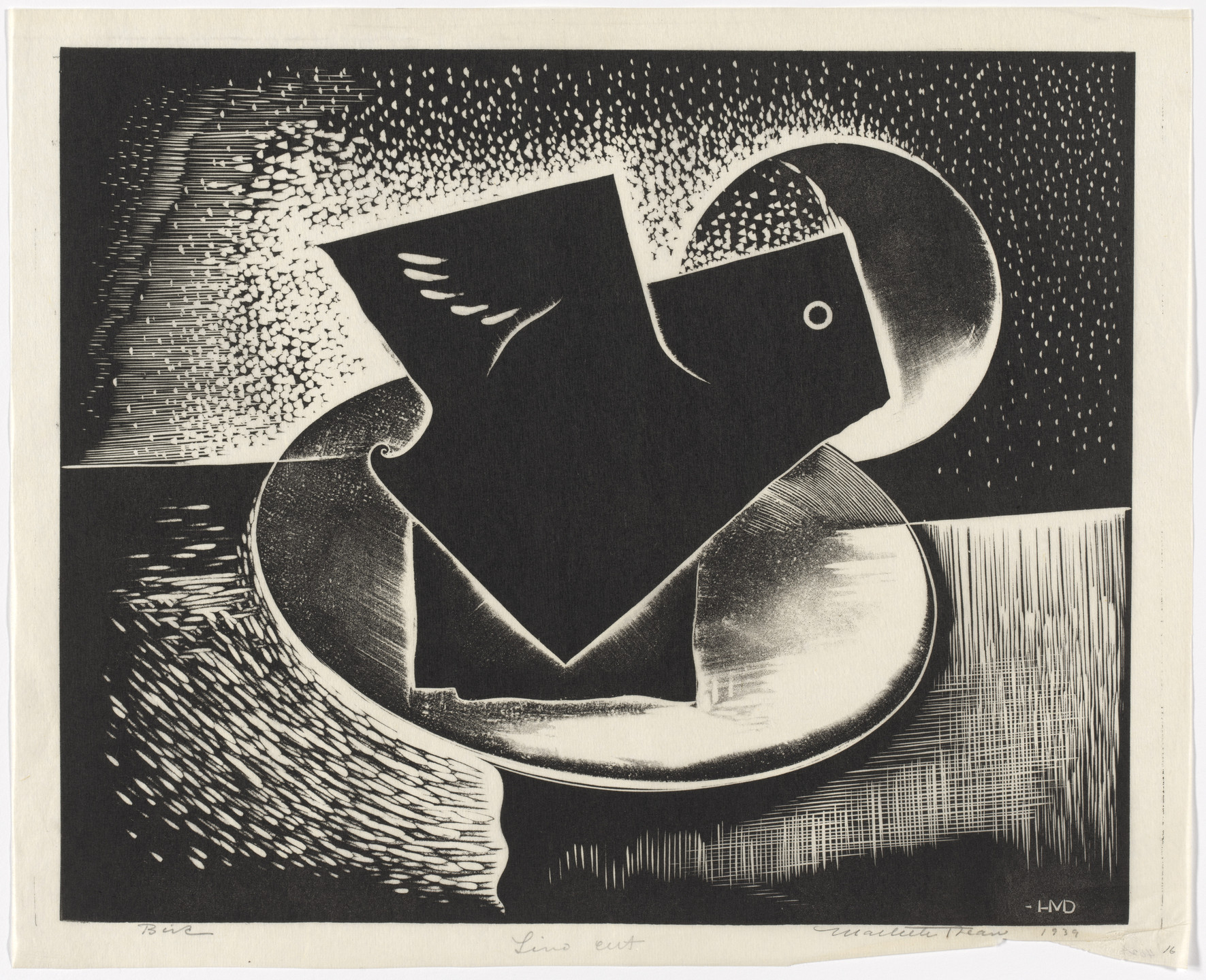 Harold Mallette Dean. Bird. 1939