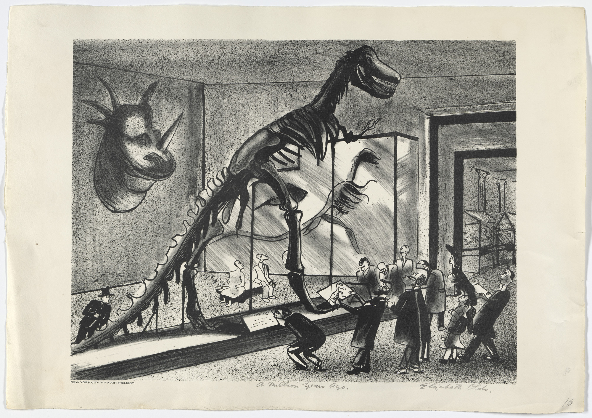 Elizabeth Olds. A Million Years Ago. c. 1935–43