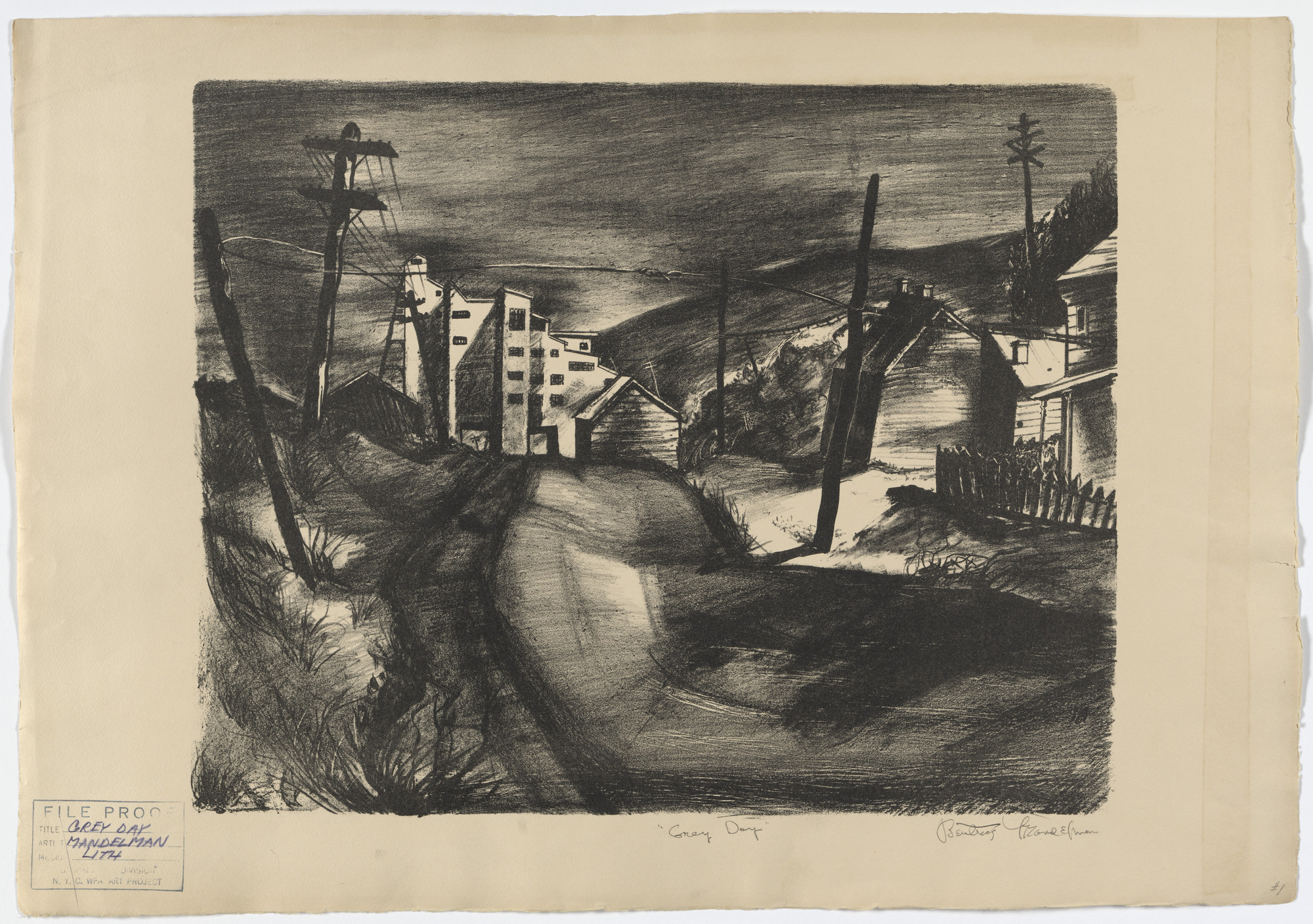 Beatrice Mandelman. Grey Day. c. 1935–43