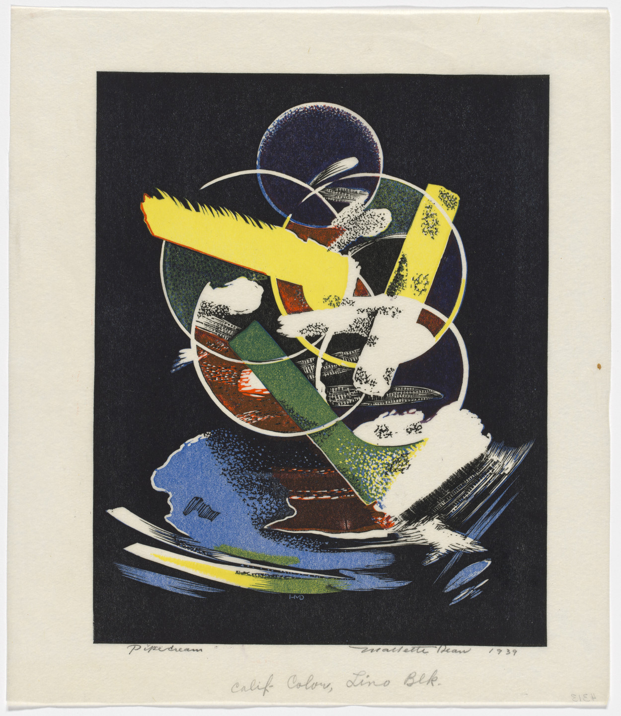 Harold Mallette Dean. Pipedream. 1939