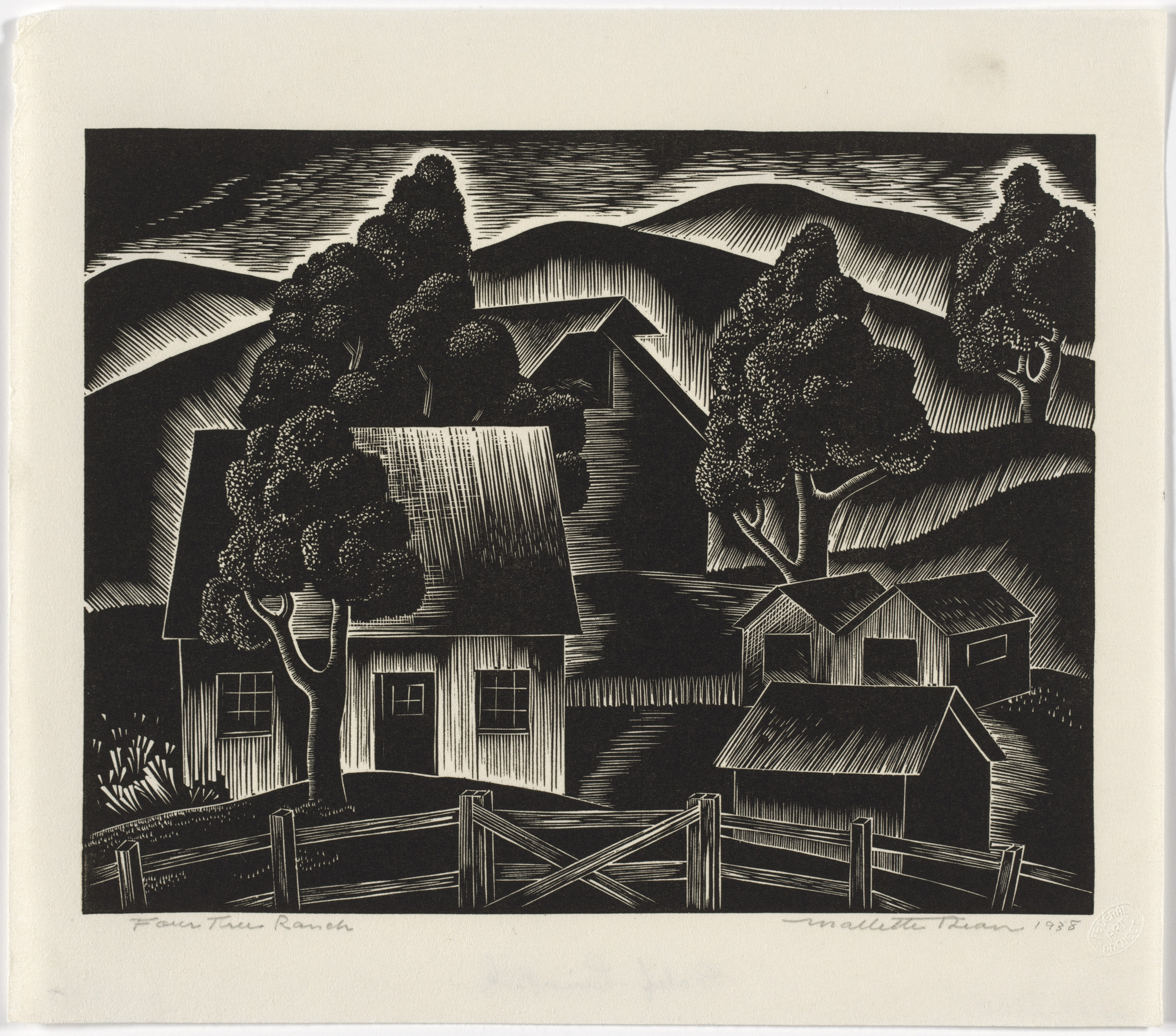 Harold Mallette Dean. Four Tree Ranch