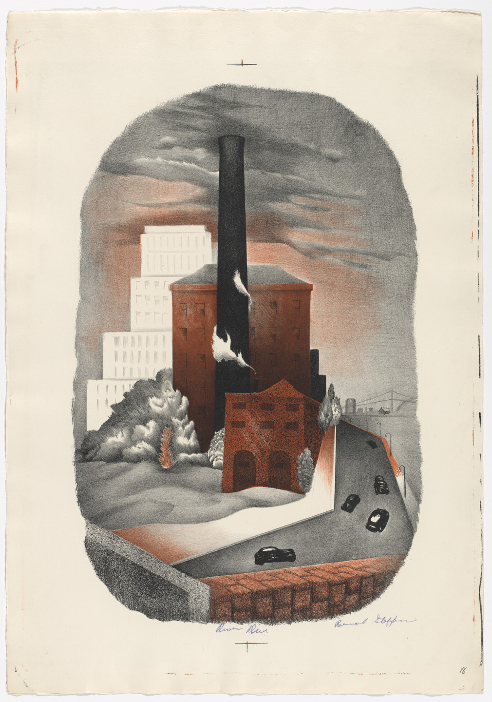 Bernard Steffen. River Drive. c. 1935–43