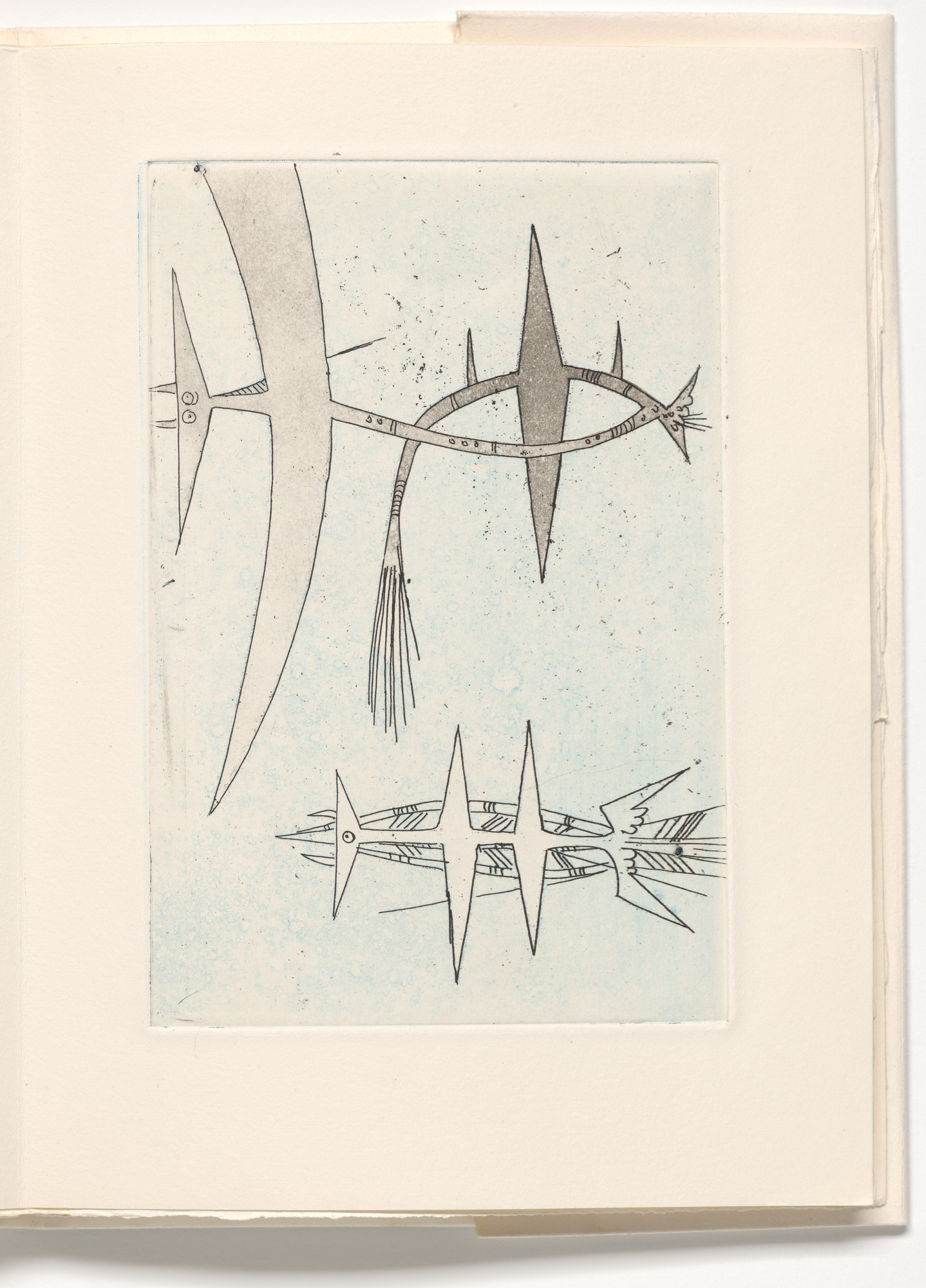 Wifredo Lam. Plate (page 41) from Le Rempart de brindilles (The Rampart of Twigs)